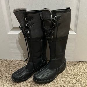 UGG Belcloud Boots Waterproof Leather Sheepskin Lined Duck 3228